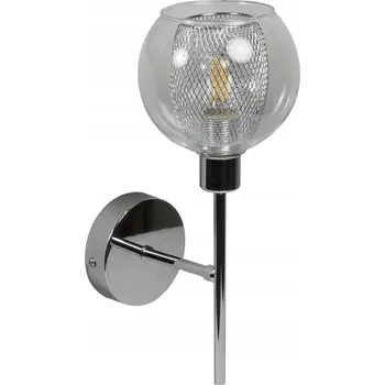 Nástěnné svítidlo Nástěnné svítidlo OZZO E14 CHROM STÍNÍTKO ČIRÉ Candellux