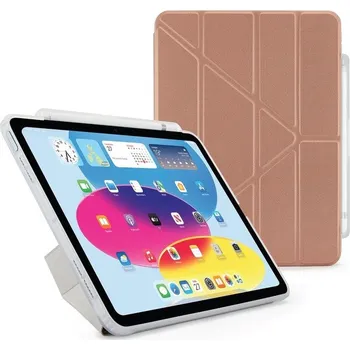 Pouzdro na mobilní telefon Pipetto Origami No3 Pencil pouzdro iPad 11" (2025)/10.9" (2022) růžově zlaté