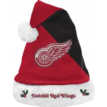 Čepice Pánská zimní čepice Detroit Red Wings NHL FOCO Colorblock Santa Hat