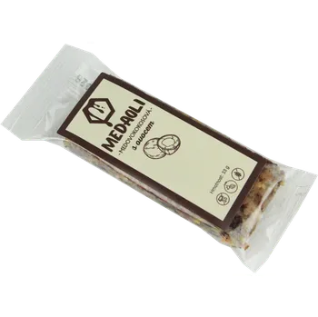 Ovocná kokosovo medová energetická tyčinka