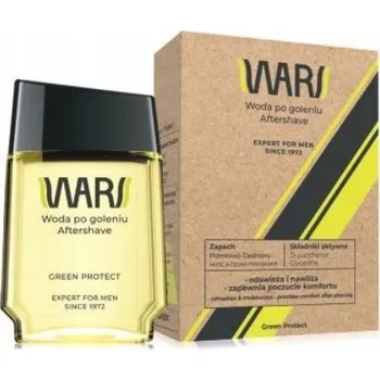 Wars Green Protect 90 ml voda po holení