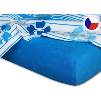Froté prostěradlo 100x200 EXCLUSIVE modř královská