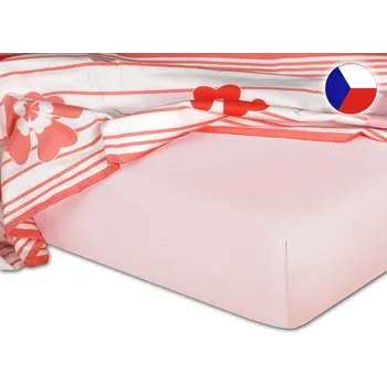 Jersey prostěradlo 100x200 EXCLUSIVE pudrové