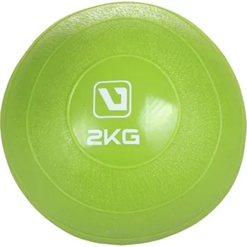 LiveUp Weight ball míč na cvičení zelená 2 kg