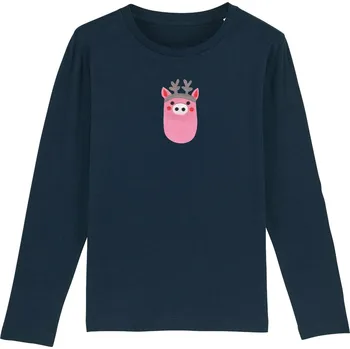 Dámské tričko Tričko dětské Pískací Prasátko v zimě M