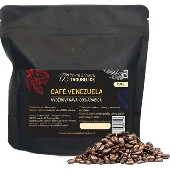 Káva Čokoládovna Troubelice Café Venezuela - zrnková káva, 250g