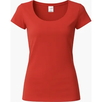 Dámské tričko LAMBESTE triko dámské krátký rukáv (LT07 / FLT07) Barva: červená, Velikost: XL