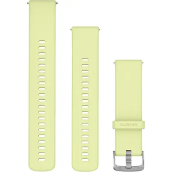 Řemínek na hodinky Garmin řemínek Quick Release 22, silikonový, Citron, přezka Silver