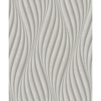 Tapeta Vliesová tapeta na zeď, béžovo-zlatá, vlnky 34259, City Glow, Marburg