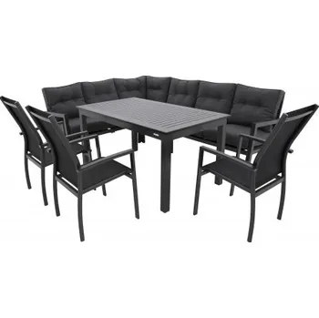 Zahradní sestava Doppler EXPERT LOUNGE - zahradní hliníková souprava 3+1+1