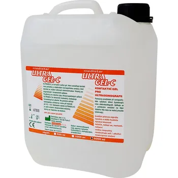 Vodivý gel MEDISTAR CZ UltraGel-C sonografický gel 5L - kanystr dávkování: Bez pumpy