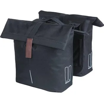 brašna na kolo Basil dvojbrašna na nosič City MIK (černá)