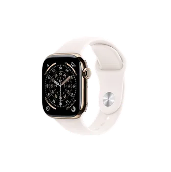 Chytré hodinky Apple Watch 11 GPS+Cell 42mm Titan Gold + Light Blush Sport Band - S/M + Next neomezeně XL