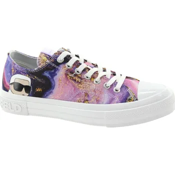 Dámské tenisky KARL LAGERFELD Dámské fialové textilní tenisky KL60316-9VP-845 Velikost 39
