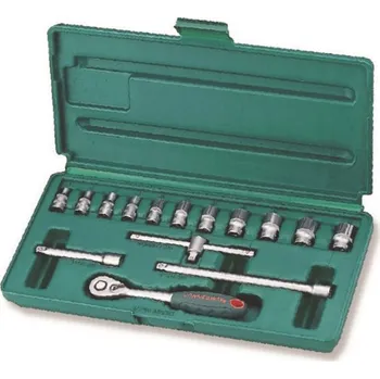 Gola sada 1/4", 6hranné hlavice, 15 kusů, 4-14 mm - JONNESWAY S04H2715S