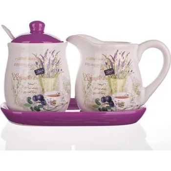 Cukřenka Keramická mléčenka a cukřenka Lavender, BANQUET