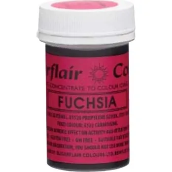 Potravinářské barvivo Sugarflair Gelová barva Fuksiová (Fuchsia) 25g