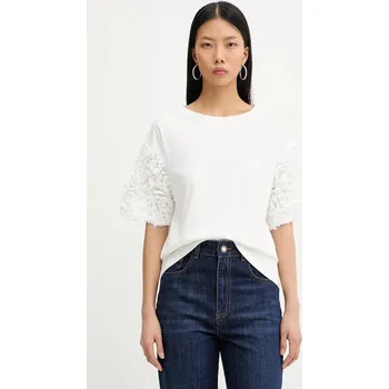 Pánské tričko Bavlněné tričko Twinset 261AP2233 béžová 01X, vel. L