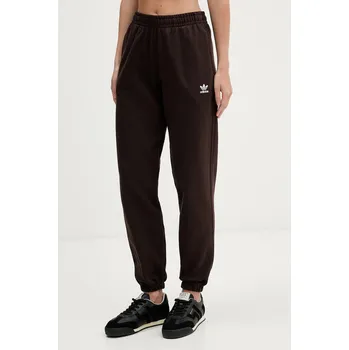 Bavlněné tepláky adidas Originals Essentials KC9071 hnědá 89X, vel. L