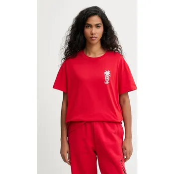 Pánské oblečení Bavlněné tričko Marc O'Polo 5000008180 červená 33X, vel. S