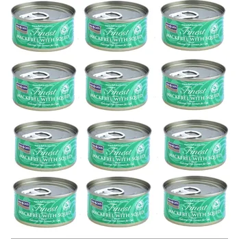 Pro kočku FISH4CATS Mackerel with squid - mokré krmivo pro kočky - 12x70g