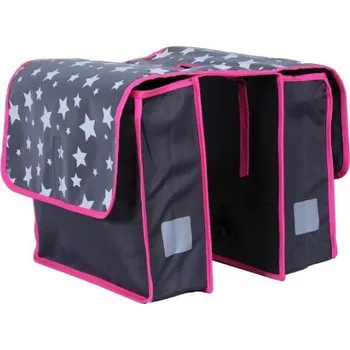 brašna na kolo Basil dvojbrašna na nosič Fietstas (hvězdy)