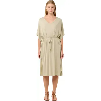 Dámská móda Viskózový letní kaftan Vamp Flama 22887 beige spray velikost M