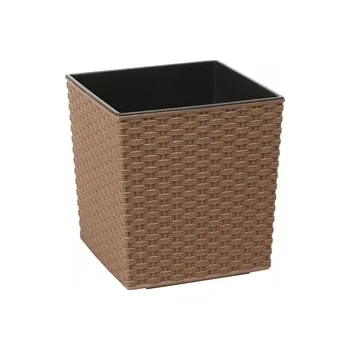 Obal na květináč Obal na květník JUKA RATTAN ECO plastový 30x30x31cm (cs)