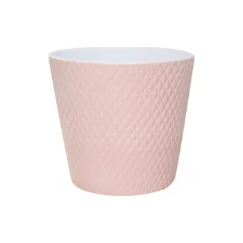 Obal na květináč Obal na květník HARLEKIN keramický lesklý d15x13cm