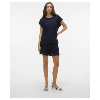 Dámská móda Vero Moda Halenka Maya 10304457 Tmavomodrá Wide Fit L