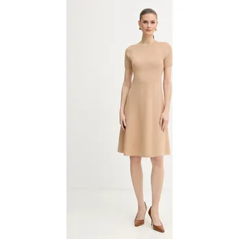 Dámské šaty Šaty Armani Exchange XW001885.AF10352 béžová 08X, vel. M