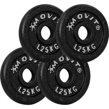 MOVIT sada závaží 4 x 1250 g, litina