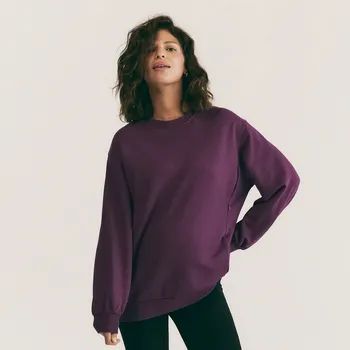 Dámská mikina Reserved - Bavlněná mikina - fialová - 488IY-44X - 488IY-44X-M