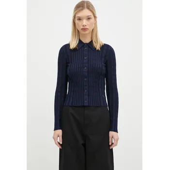 Dámský svetr Vlněný svetr Maison Kitsuné Checked, S, námořnická modř, 59X