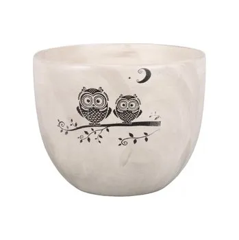 Obal na květináč Obal na květník PURKYNĚ SOVA NATUR keramický matný d13x11cm (cs)