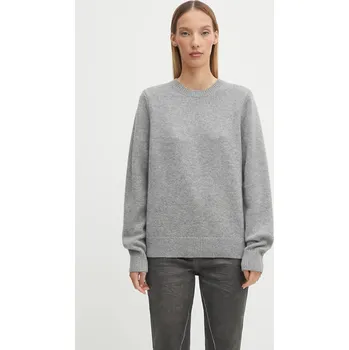 Dámský svetr Vlněný svetr Barbour Woodhouse Knitted Jumper, 36, šedá, 90X