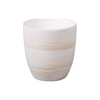 Obal na květináč Obal na květník KODET STRIP keramický lesklý d20x21cm