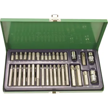 Autodíl Sada bitů Imbus a TORX, s adaptéry, 35 kusů - JONNESWAY S29H4135S