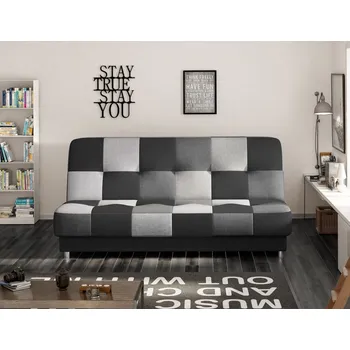 Pohovka Pohovka SCIORRA 4, černo-šedá látka + PROVĚŘENO zákazníky + vyzvednutí ZDARMA