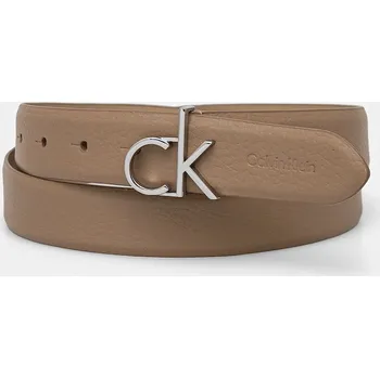 Opasek Kožený pásek Calvin Klein K60K613073 béžová 80X, vel. 75