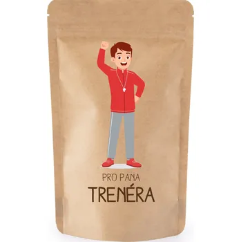 Dárkový potravinový koš Naklíčeno Dárkový sáček pro pana trenéra Složení sáčku: Doušek štěstí