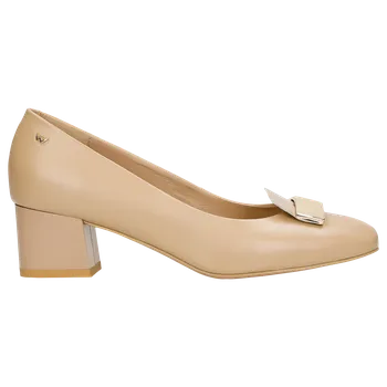 Dámské lodičky Lodičky Z Lícové Kůže S Kovovou Ozdobou Wojas 3509754 36