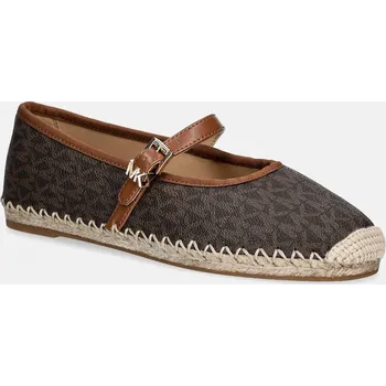 Dámské polobotky Espadrilky MICHAEL Michael Kors Lynn Ballet Espadrille 40R6LYFP1B.200 hnědá 89X, EUR 38.5