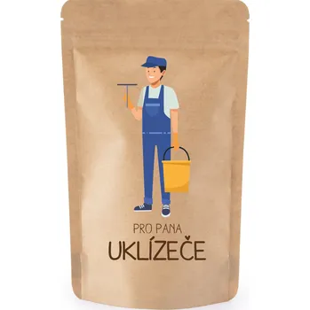 Dárkový potravinový koš Naklíčeno Dárkový sáček pro pana uklízeče Složení sáčku: Duše v peří čaj