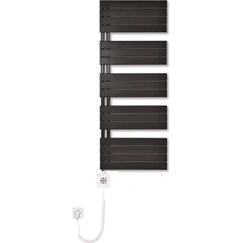 Thermal Trend DHR-EX 450 x 1510 elektrický topný žebřík, 600W DHR-EX 450/1510-600W antracit/černá Barva: Antracit, Varianta: Levá, Termostat topné tyče: KTX2