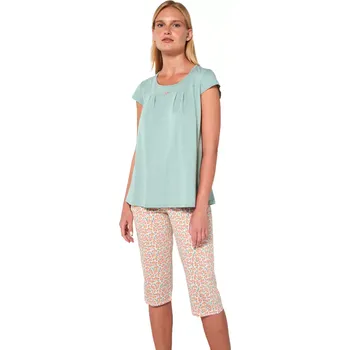Dámské pyžamo Dvoudílné dámské pyžamo Vamp s krátkými rukávy 20064 velikost S