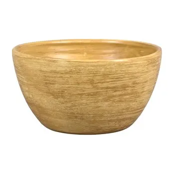 Obal na květináč Žardinka PURKYNĚ TEAK keramická matná d27x17cm