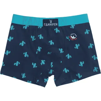 Chlapecké spodní prádlo VESELÉ BOXERKY KAKTUSY PRO CHLAPCE NOVINKA Barva: Tyrkysová, Velikost: 170/176