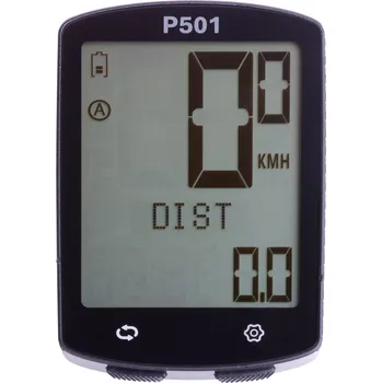 Tachometr Cyklopočítač PROFIL P501 bezdrátový černý