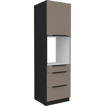 Nábytek Stolarz-Lempert Kuchyňská skříňka Aria TA-BL - 60 DPS-210 3S 1F sloupek se zabudovanou troubou, šuplíkový PREMIUM BOX